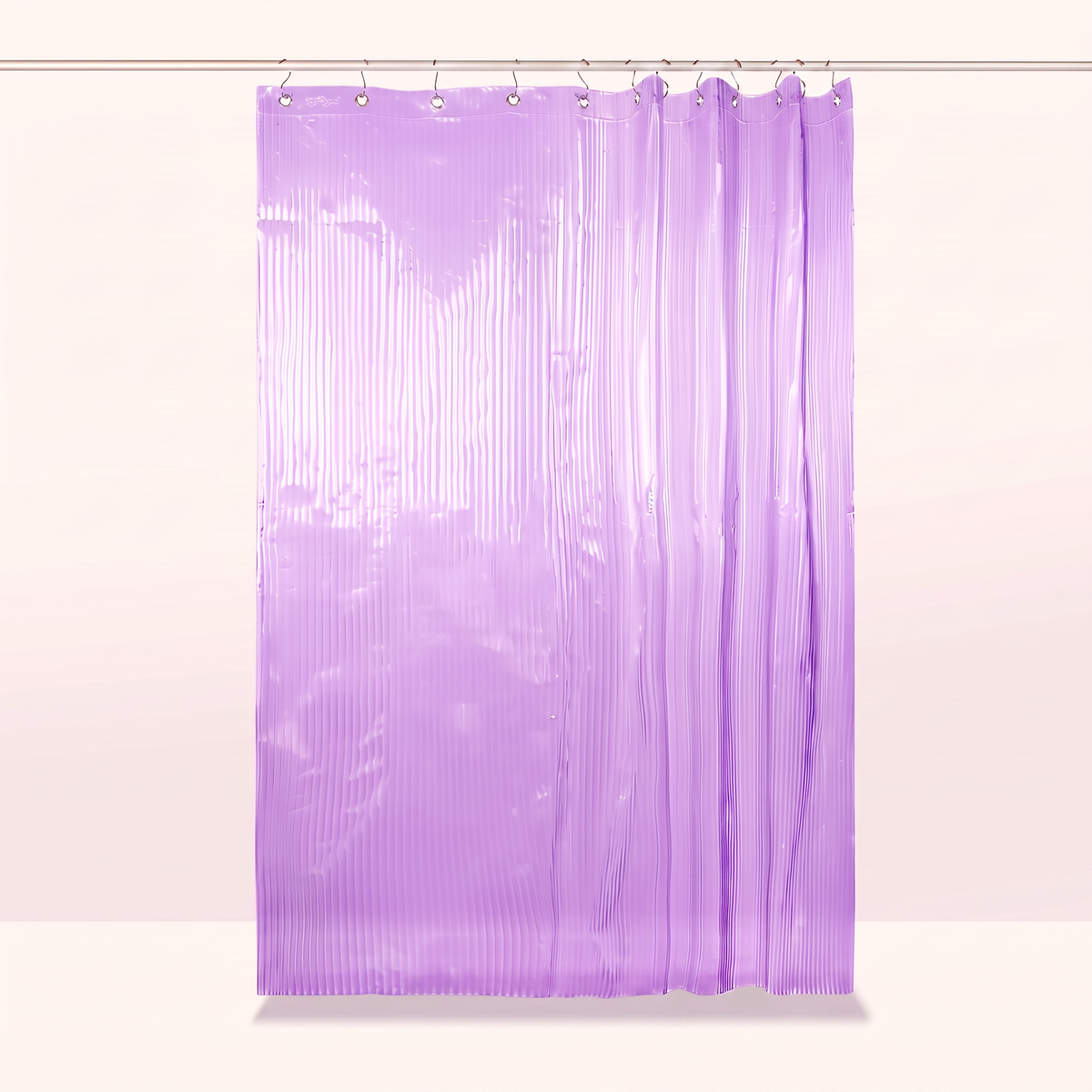 Fluted Shower Curtain