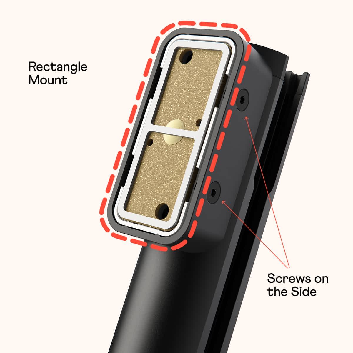Shower Moving Kit - Rectangle Mounts - sproos!